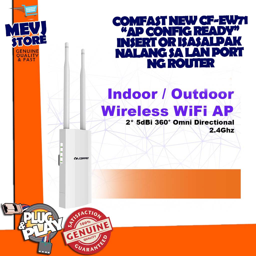 COMFAST New CF EW71 Config Ready Wireless AP Base Station High Power