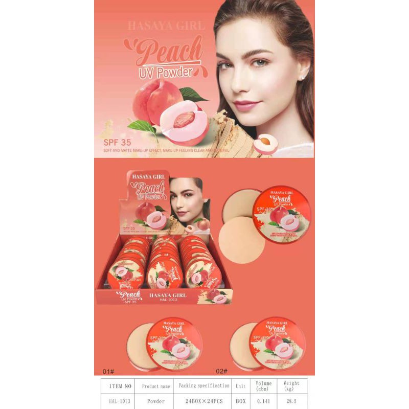 Hasaya Girl Peach Uv Powder Shopee Philippines