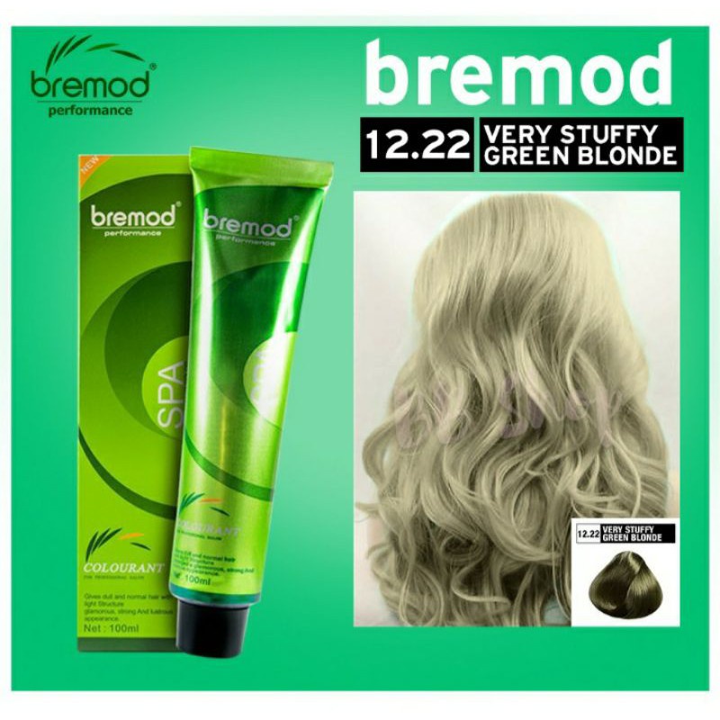 Bremod Performance Haircolor 12 22 Very Stuffy Green Blonde 100ml