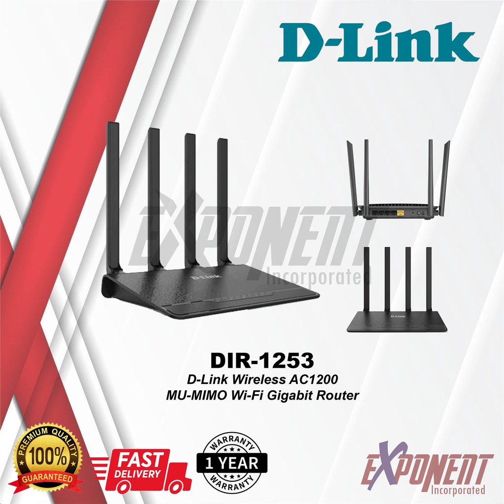 Dir D Link Wireless Ac Mu Mimo Wi Fi Gigabit Router Shopee