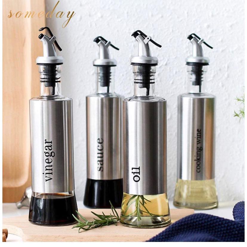 Someday Ml Olive Oil Dispenser Bottle Stainless Steel Oil Vinegar