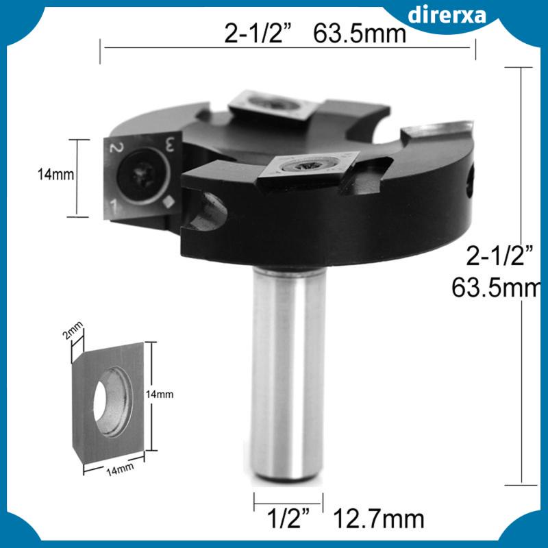 CNC Spoilboard Surfacing Router Bits 1 2 Shank Cutting Diameter Slab