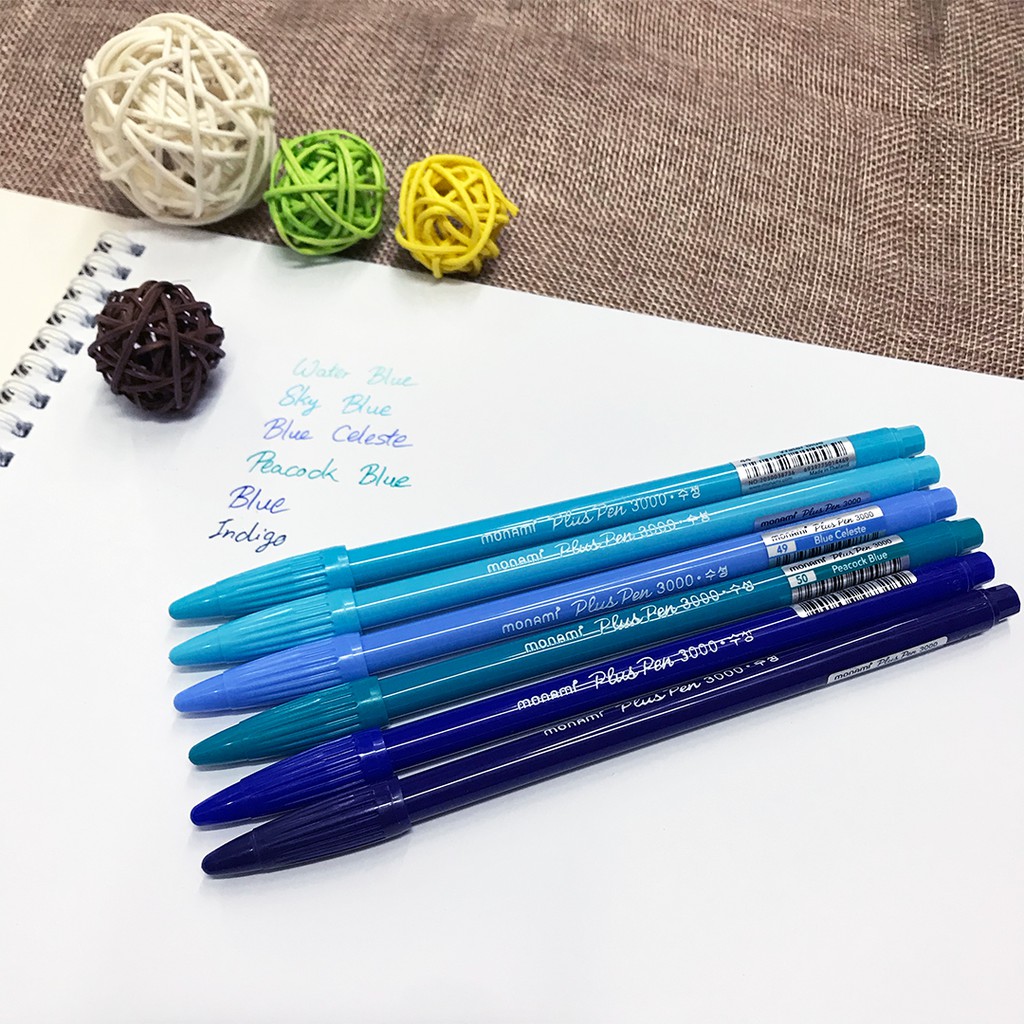 Water Based Fineliner Drawing Pen Monami Plus Pen Set Of