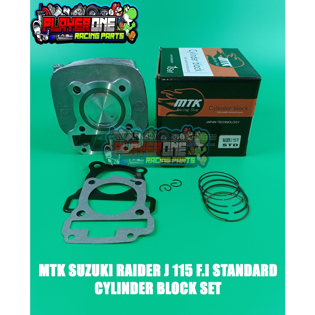 MTK SUZUKI RAIDER J 115 F I STANDARD CYLINDER BLOCK SET Shopee