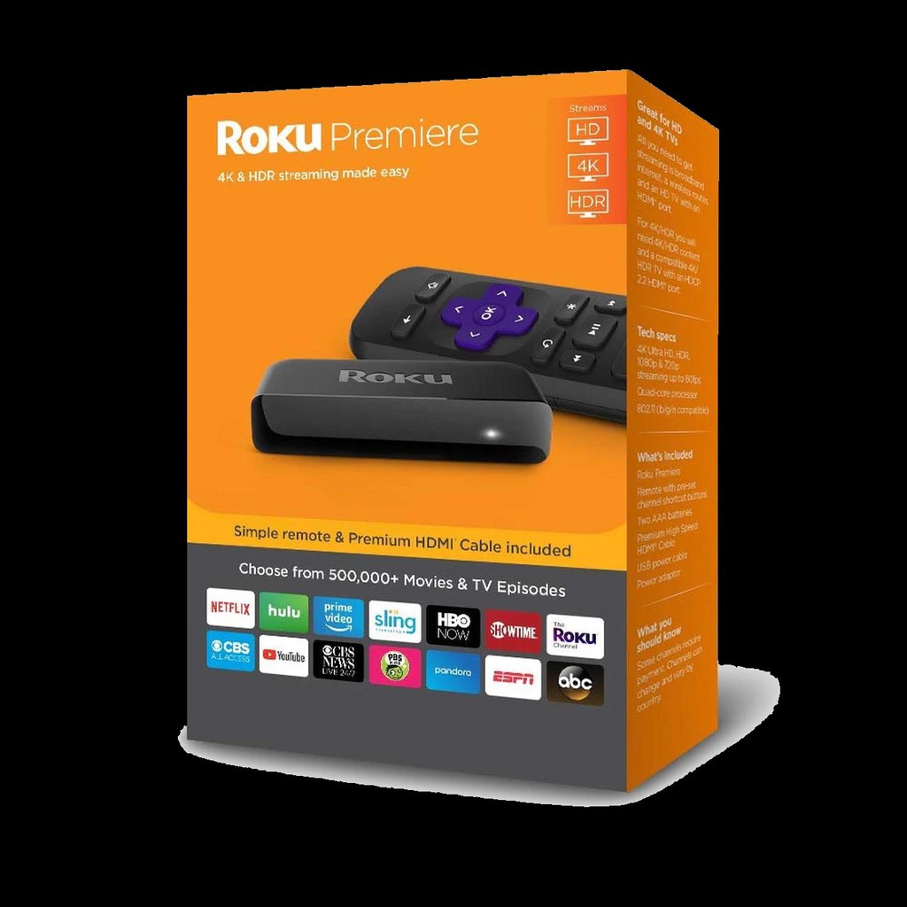 Roku Premiere 4K HD HDR Streaming Media Player 3920R Shopee Philippines