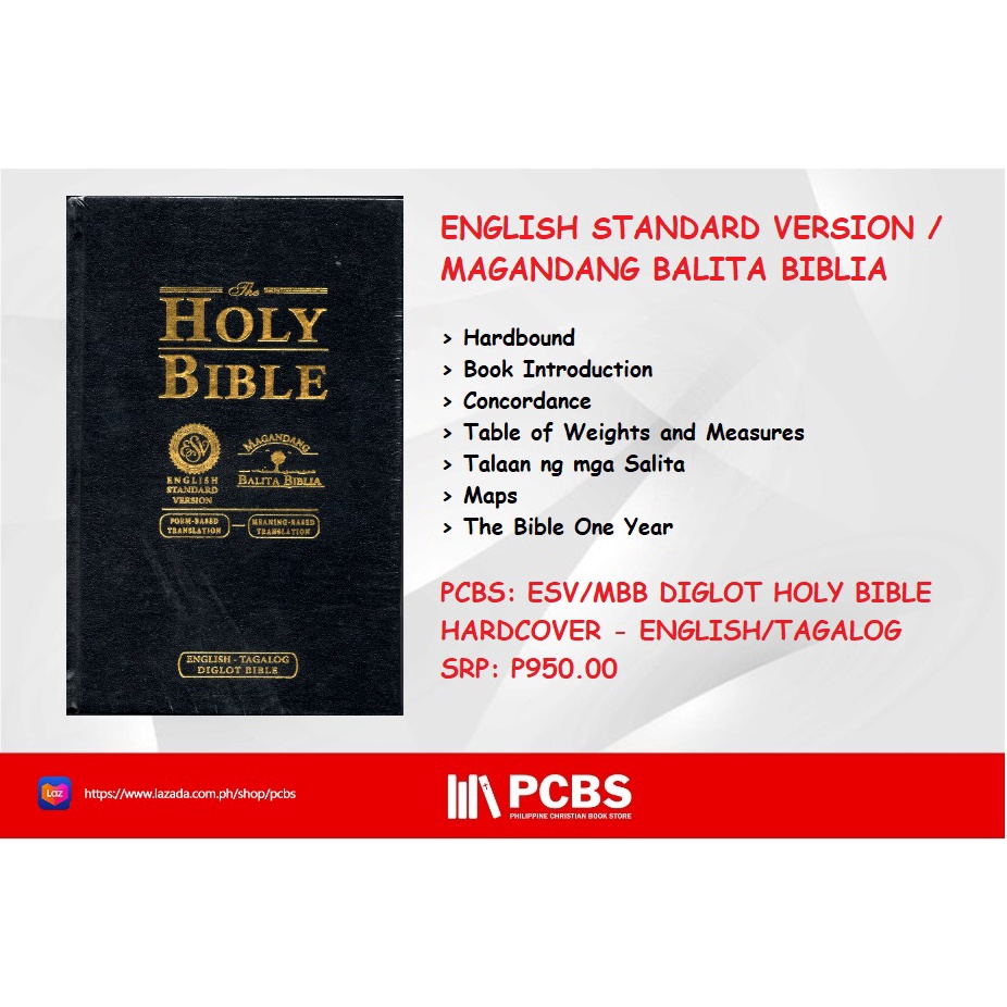 Pcbs English Standard Version Magandang Balita Biblia Diglot English