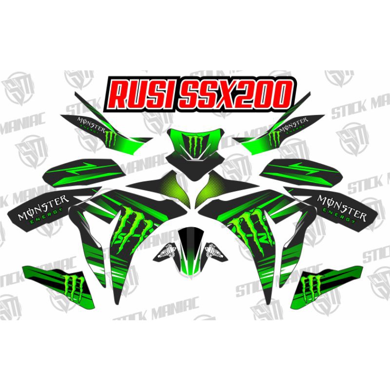 Rusi Ssx Decals Sticker Shopee Philippines