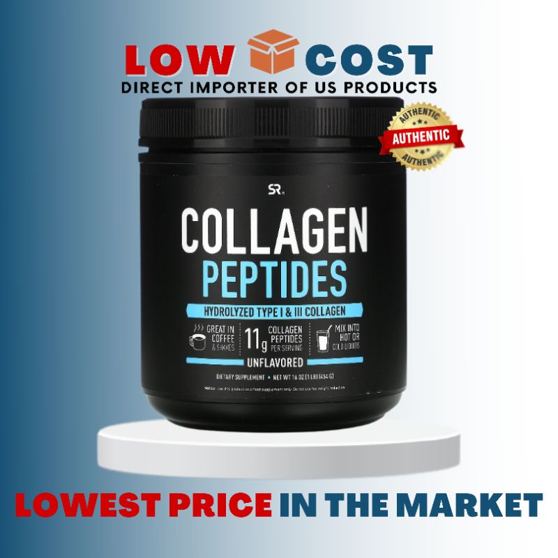 Low Cost PH Sports Research Collagen Peptides Hydrolyzed Type I