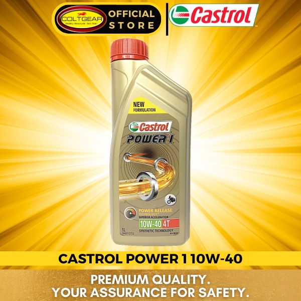 Castrol Power1 4T 10w 40 Engine Oil With Power Release Technology