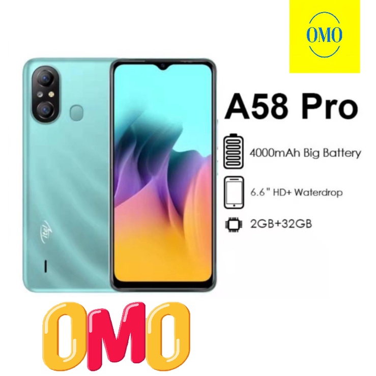 ITEL A58 Pro 2 32GB 6 6 HD Waterdrop Full Screen Quad Core Smart