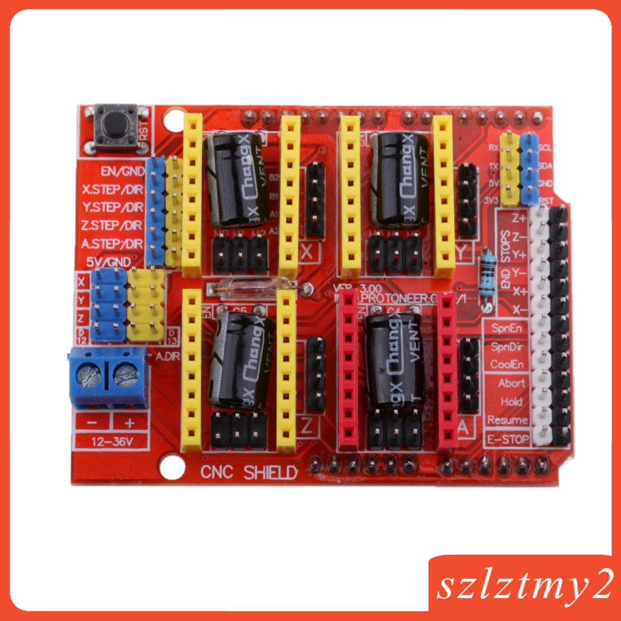 Cnc Shield Board A4988 Stepper Motor Driver Uno R3 For V3 Engraver