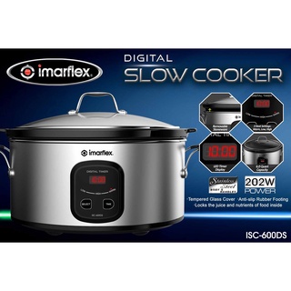 Imarflex Digital Slow Cooker Isc Ds Qt Capacity Shopee