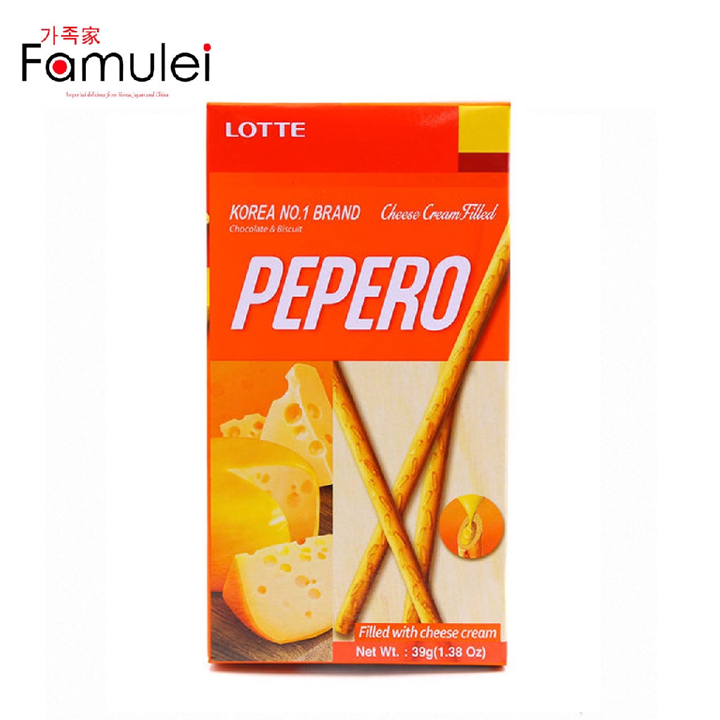 Lotte Pepero Cheese Cream Filled Chocolate And Biscuit Nude G Shopee Philippines