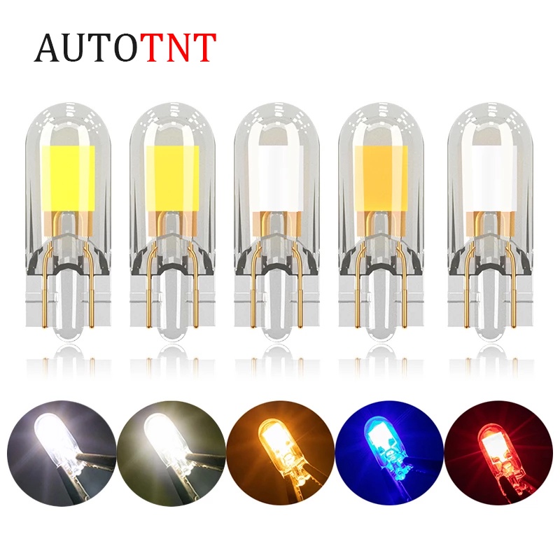 Pc W W Led T Cob Sapphire Economic Upgraded Pop Car Light Bulb