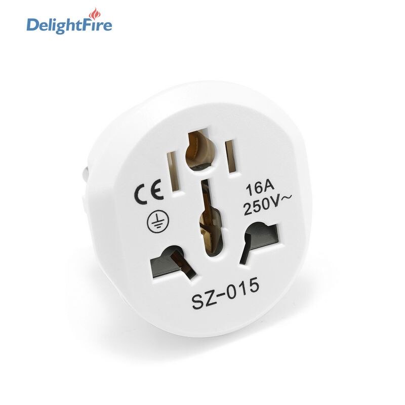 High Quality EU Plug Adapter Universal 16A 250V AU US UK CN To EU Wall