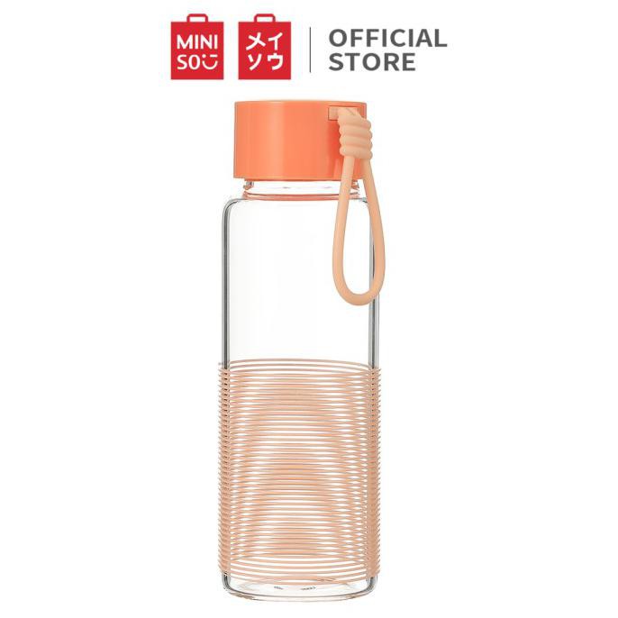 Miniso Drinking Water Bottle Tumbler Glass High Borosilicate Glass