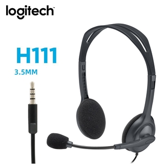 Logitech H H Office Stereo Headset With Microphone Wired Mm Noise Cancelling