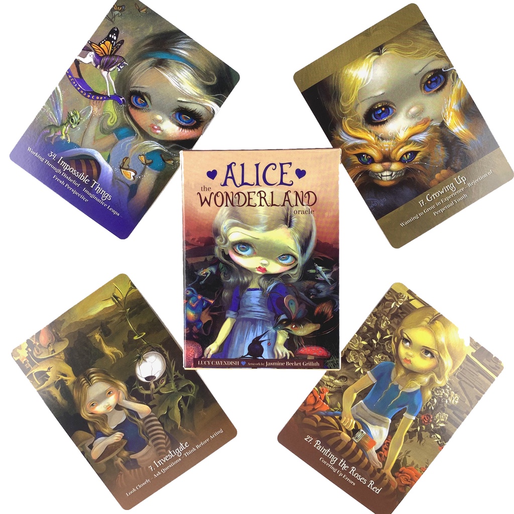 Alice The Wonderland Oracle Cards Fortune Telling Prophecy Tarot Deck