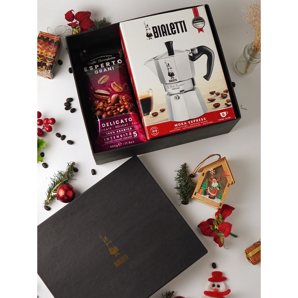 Bialetti Moka Express Or Brikka Christmas Gift Set Moka Pot Bialetti