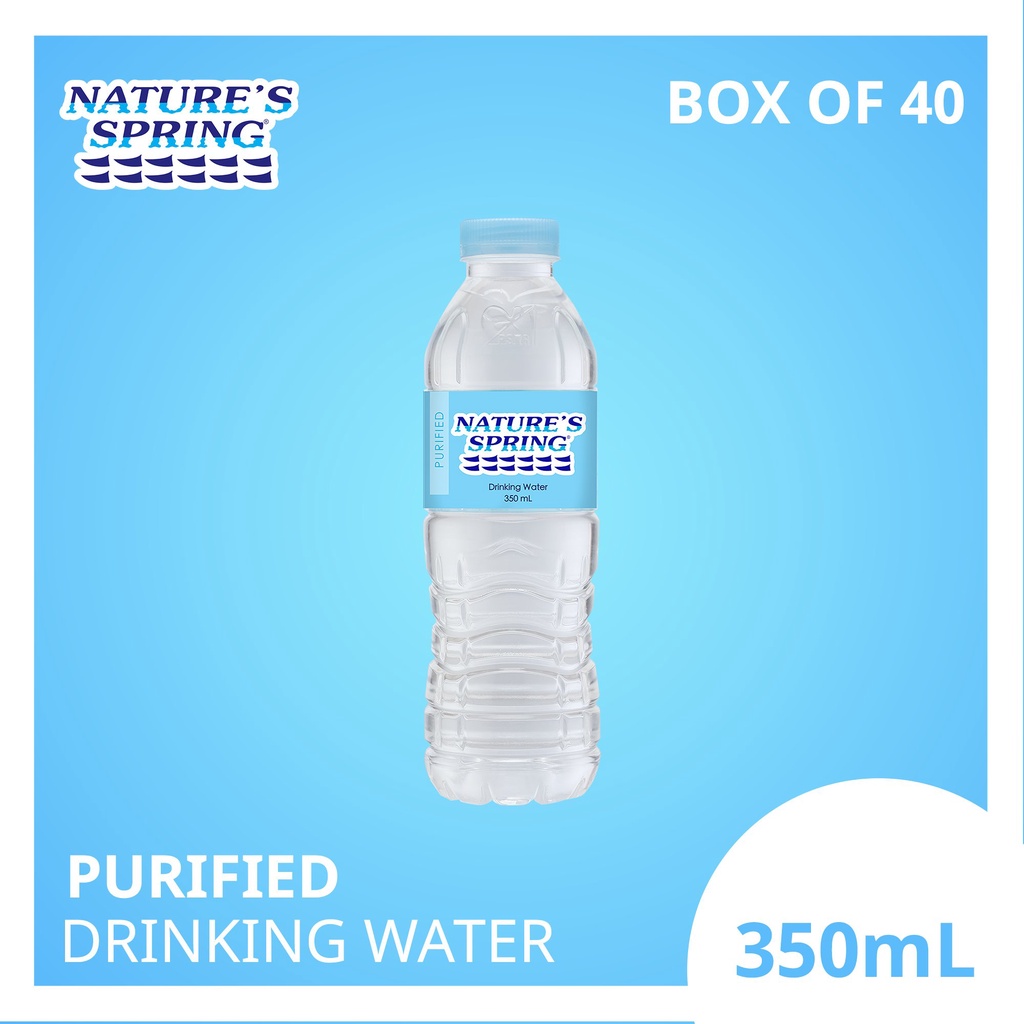 Nature S Spring Purified Water 350 ML2021 Latest Z5ep Shopee Philippines