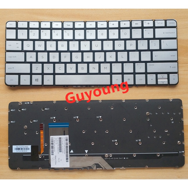 Laptop Backlit Keyboard For Hp Spectre X Dx T