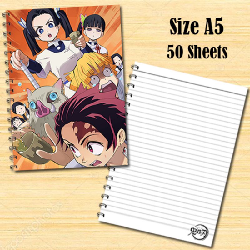 A Size Kimetsu No Yaiba Anime Notebook Demon Slayer Notebook