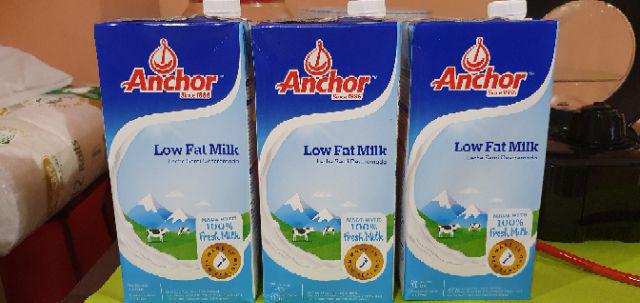 Anchor Low Fat Milk Uht Plain L X Shopee Philippines