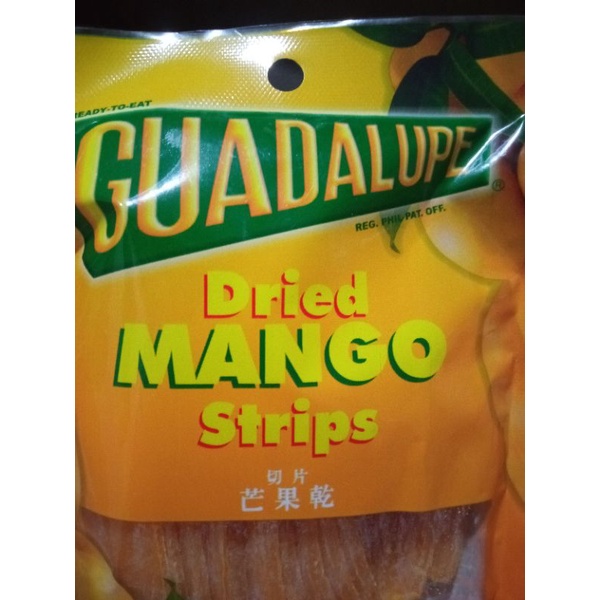 Original Guadalupe Mango Strips Gms Pack Shopee Philippines