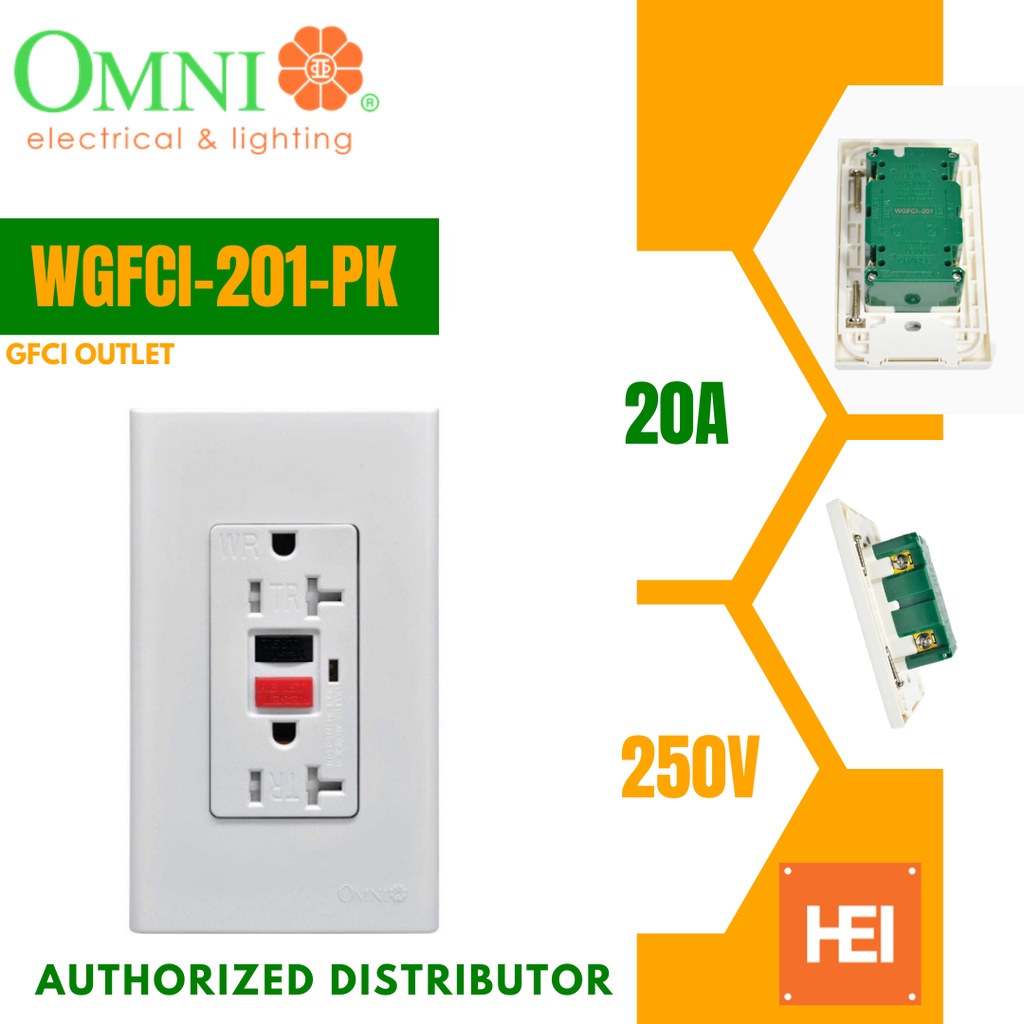 OMNI GFCI Outlet WGFCI 201 PK Shopee Philippines