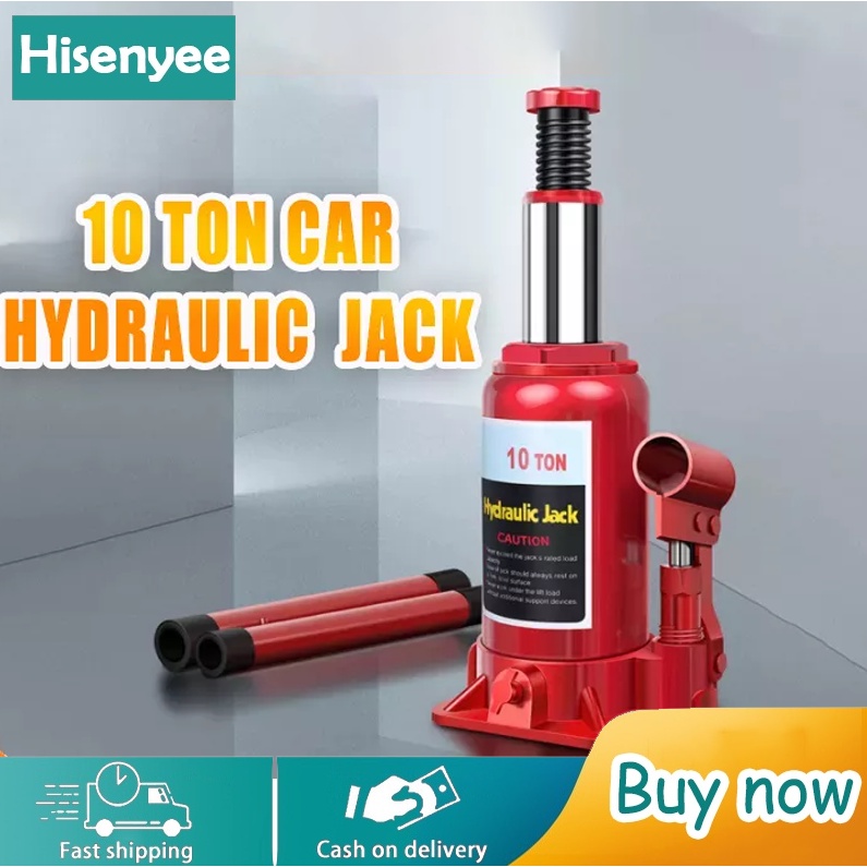 Car Tons Car Tons Horizontal Jack Hydraulic Extra Heavy Duty Bottle