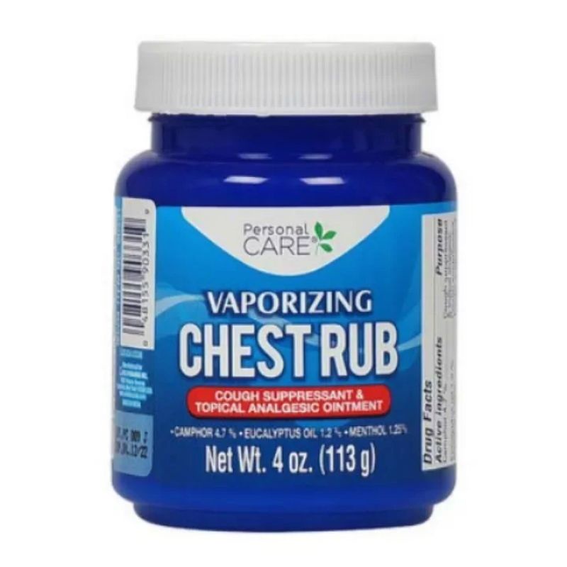 Personal Care Vaporizing Chest Rub G Shopee Philippines