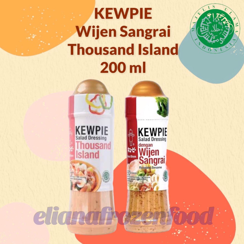 Kewpie ROASTED SESAME SESAME SESAME SESAME THOUSAND ISLAND DRESSING