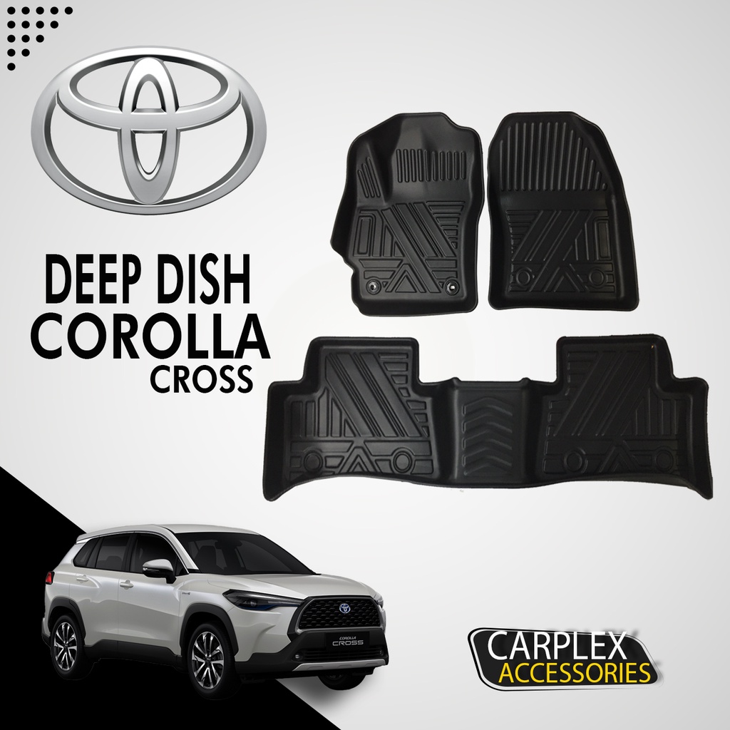 Carplex Toyota Corolla Cross Deep Dish And Trunk Tray Car Matting