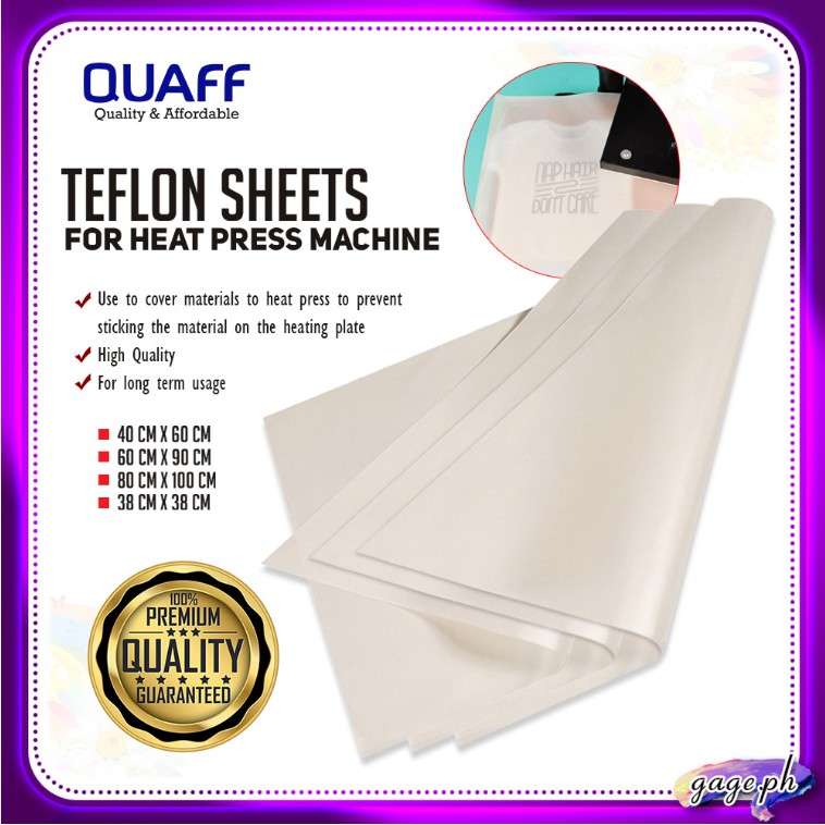 Teflon Sheet For Heat Press Different Sizes Shopee Philippines