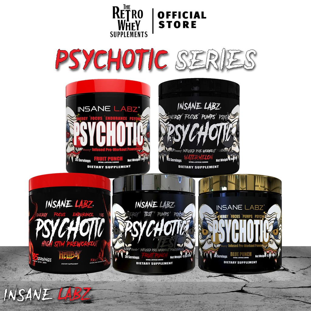 Insane Labz Psychotic Series Original S Black S Gold S