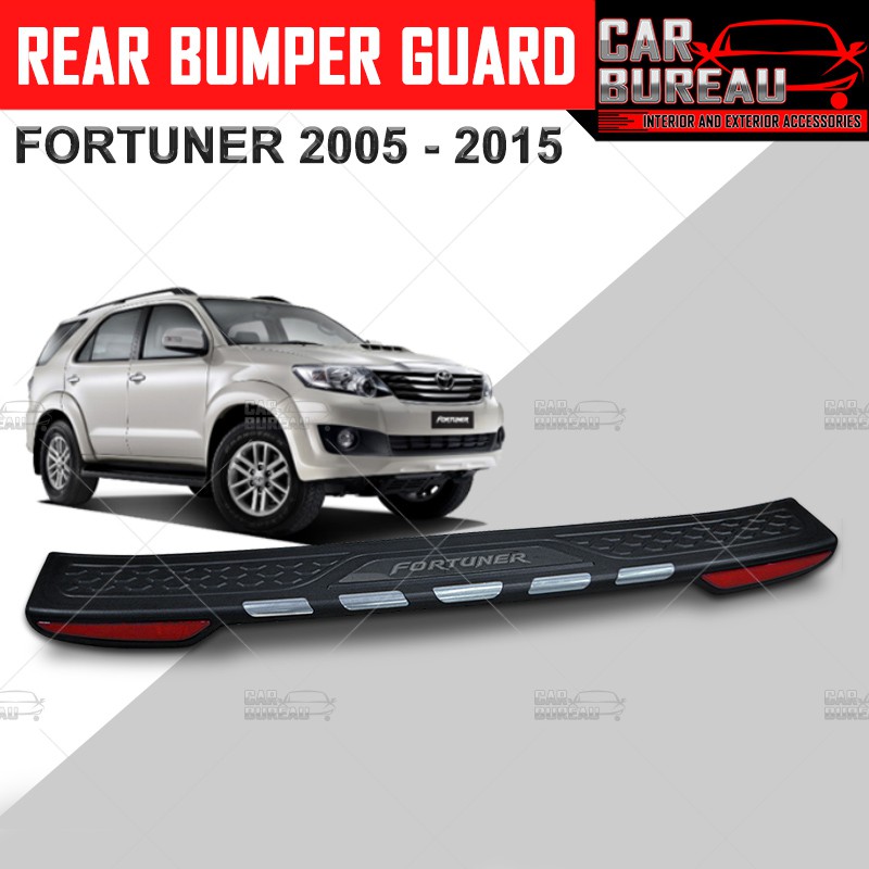 Toyota Fortuner 2005 2015 Rear Bumper Guard Protector Rear Bumper