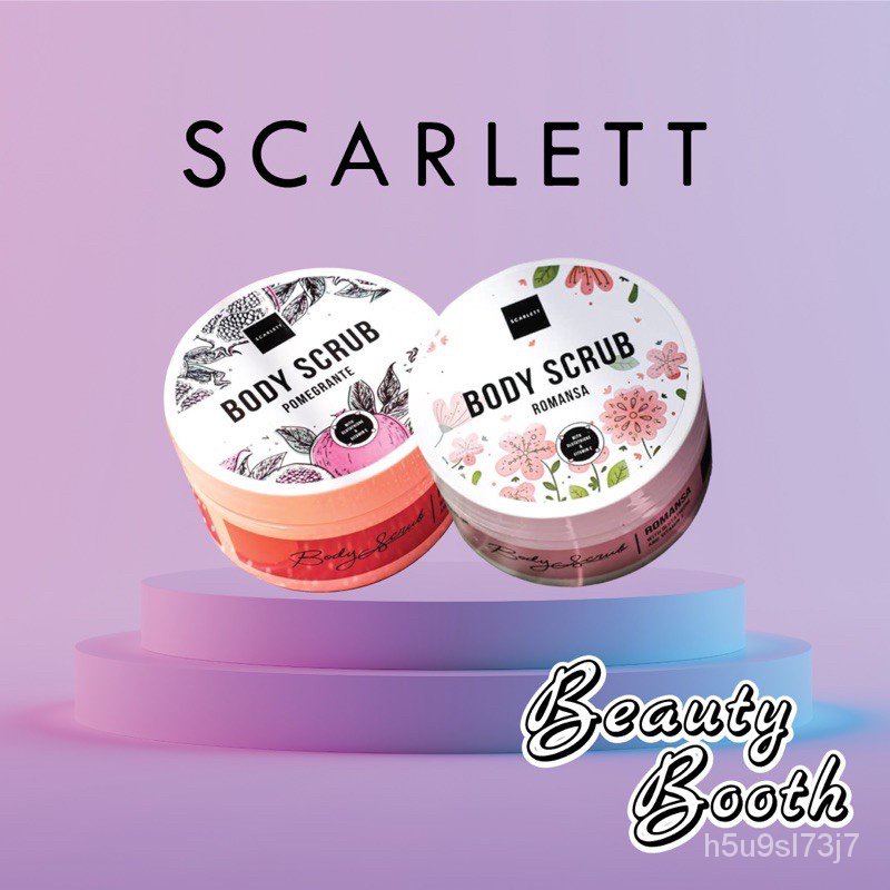 Kqne Scarlet Whitening Body Scrub SCARLETT By Felicya Angelista