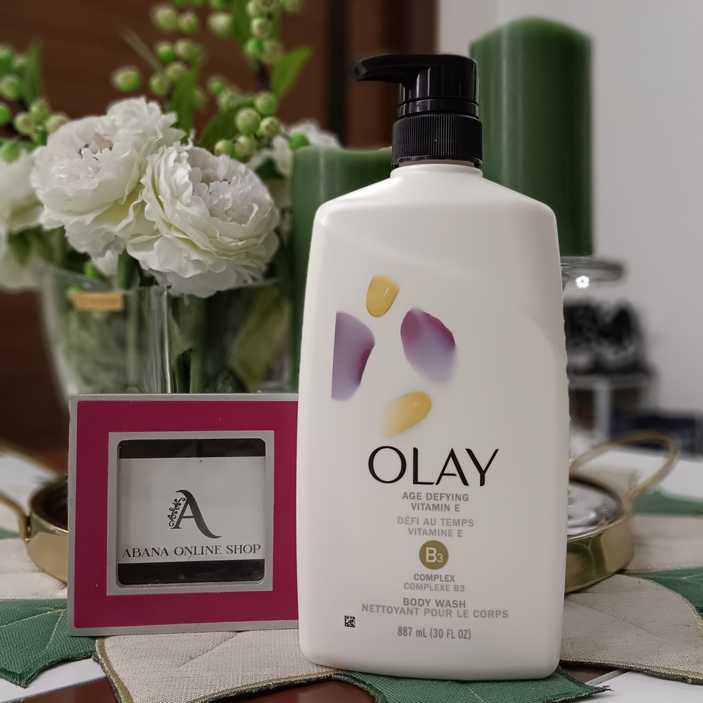 Olay Age Defying Vitamin E Body Wash 877ml Shopee Philippines