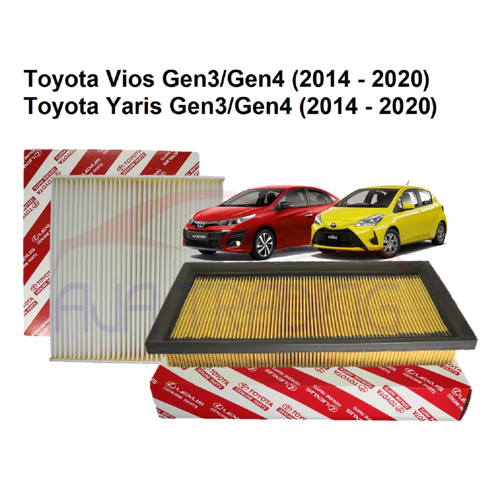 Combo Air Filter And Ac Filter For Toyota Vios Gen Gen