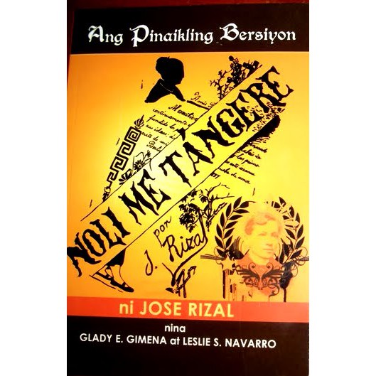 Authentic Noli Me Tangere Book Ni DR Jose Rizal Shopee Philippines