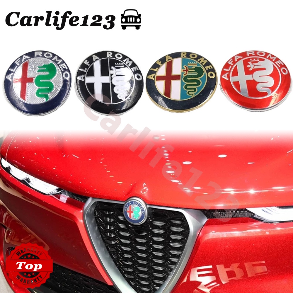 Mm Alfa Romeo Emblem Badge Car Front Rear Hood Bumper Logo Sticker