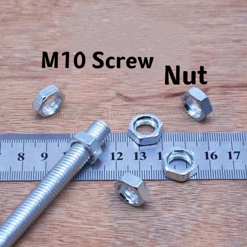 M10 Fine Thread 10 PCT Hollow Screw Outer Full Thread Screw Threaded