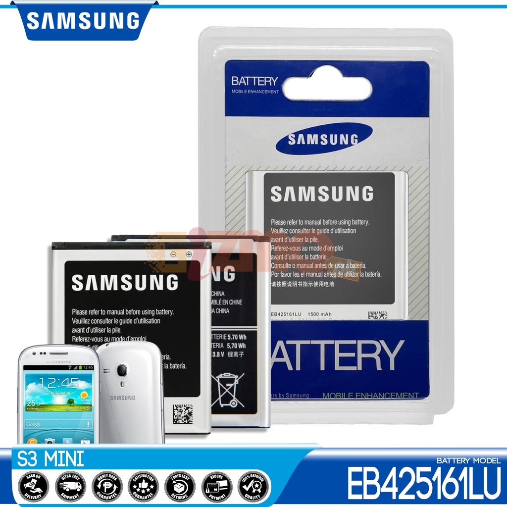 Samsung Galaxy S3 Mini Model EB425161LU Battery Original Equipment