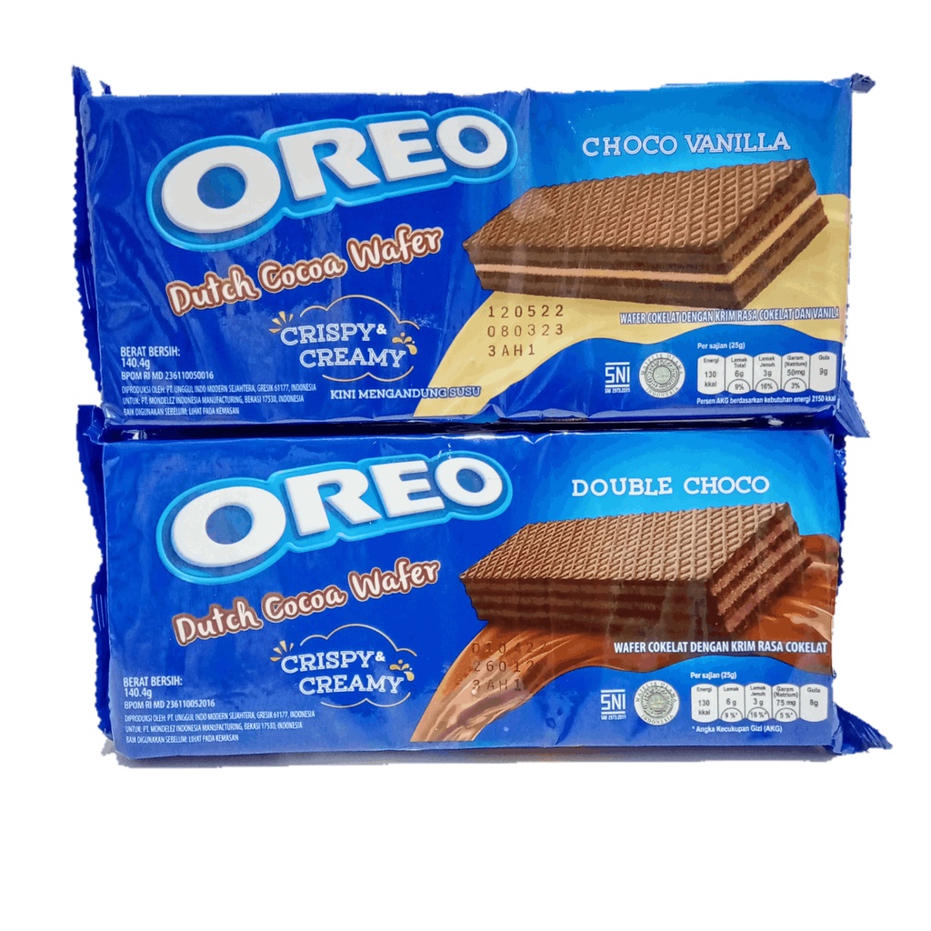 Oreo Chocolate Crispy Creamy Wafers 140 4g Shopee Philippines