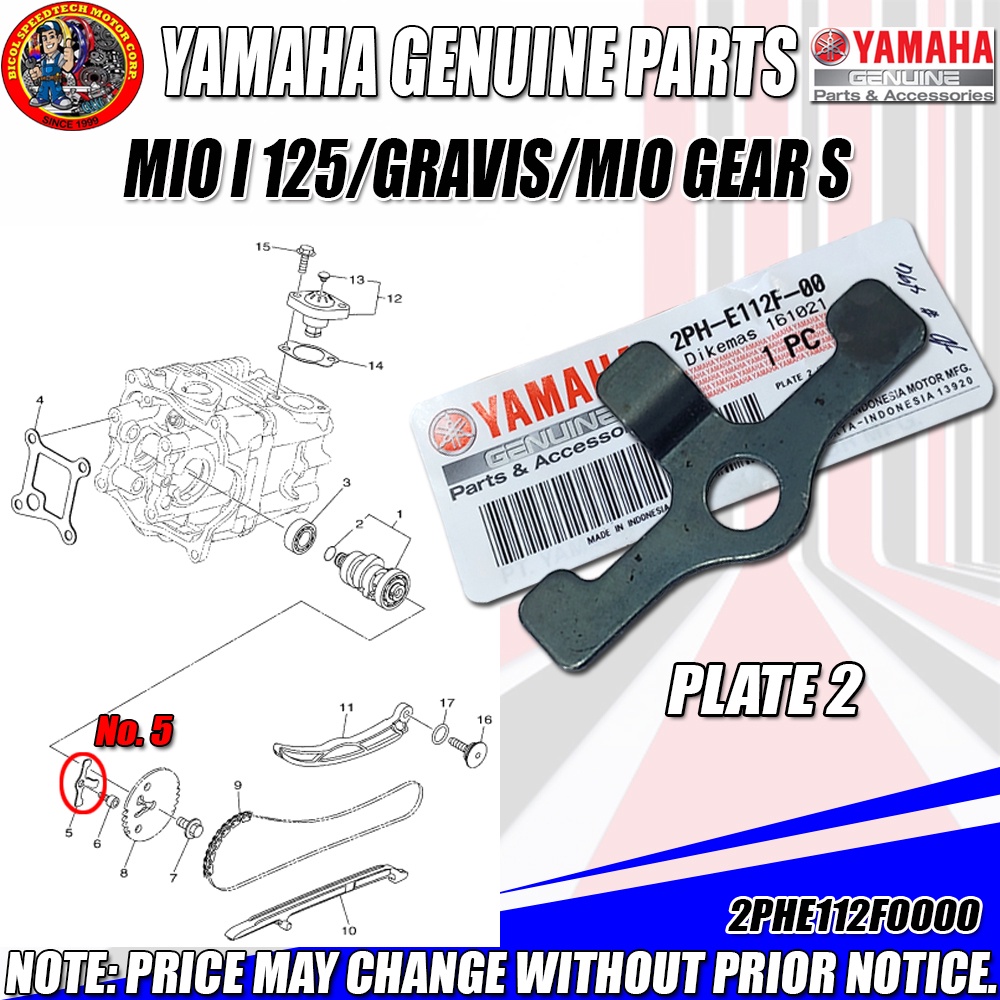 Mio I Gravis Mio Gear S Plate Ygp Genuine Ph E F