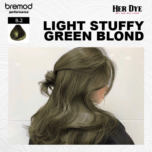 Bremod Performance Haircolor Light Stuffy Green Blonde Only