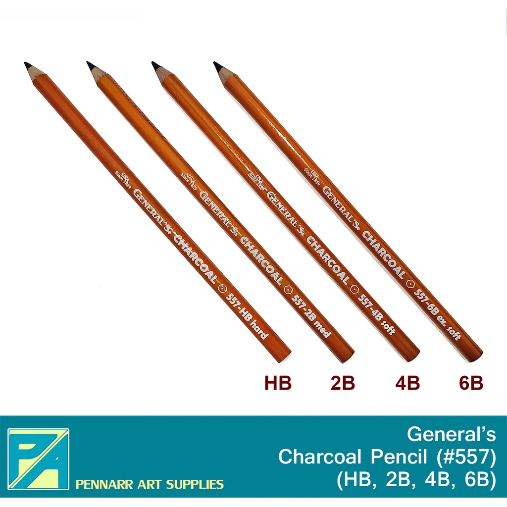 General S Charcoal Pencil Series Hb B B B Sold Per Piece