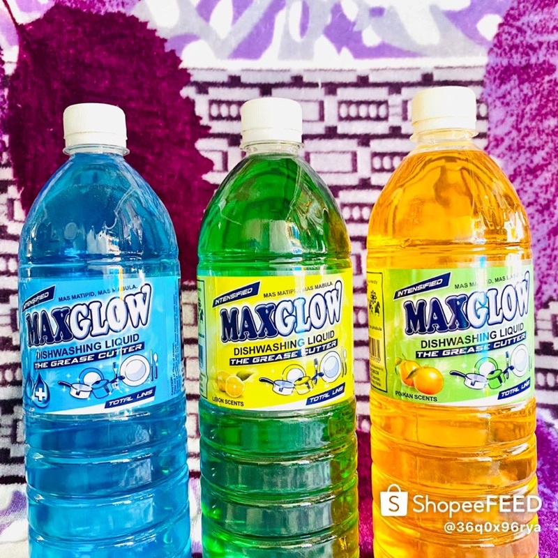 Maxglow Dishwashing Liquid Liter Per Box Shopee Philippines