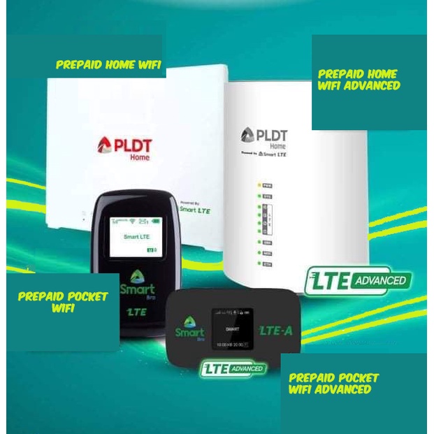 PLDT HOME SMART BRO LTE WIFI LTE ADVANCED Shopee Philippines