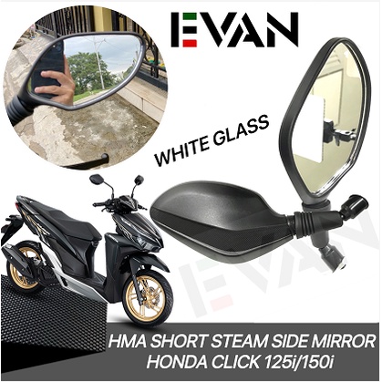 Hma Short Stem Side Mirror For Honda Click I I V V For